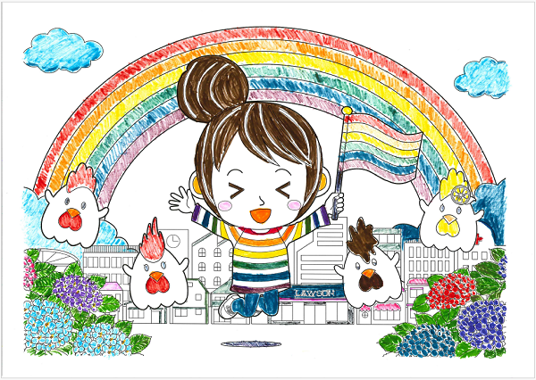 あきこのぬりえを作ってもらいました♪
みなさんもぬりえをプリントしてお楽しみください(^^)
#ローソン #プライド月間
lawson.co.jp/company/activi…