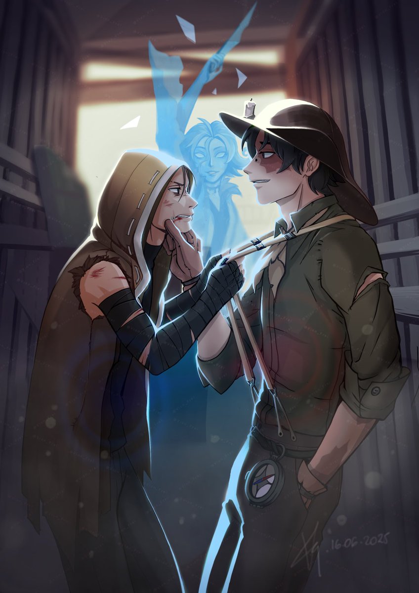 Vion_Frei's tweet photo. This is my first work completed entirely in Ibis Paint. It only took me… 331 minutes. I think we’ll get along well. #IdentityV #nortnaib #NortonCampbell #naibsubedar #IDV #idvmary https://t.co/Z9S5HyYQBp