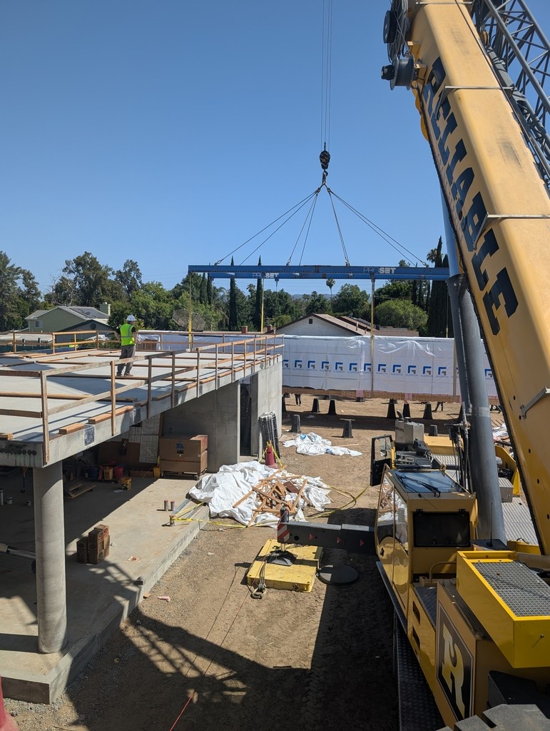 GuerdonModular's tweet image. Tommy Rakes, our CEO, was on-site today to watch the crane set of Guerdon modules at the LAFH supportive housing project. From factory floor to final placement, Tommy’s leadership ensures quality and precision every step of the way. Great to see the progress taking shape on-site!