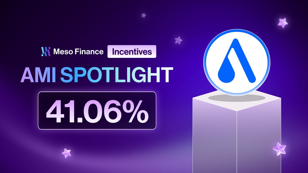 Meso Finance (@meso_finance) on Twitter photo ๐ฅ ๐๐ข๐ ๐ก-๐๐ข๐๐ฅ๐ ๐๐ฉ๐จ๐ญ๐ฅ๐ข๐ ๐ก๐ญ: ๐๐๐ ๐ง๐จ๐ฐ ๐ก๐ข๐ญ๐ฌ ๐๐.๐๐% ๐๐๐
Hunting for solid yield in DeFi?
The AMI market from <a href="/AmnisFinance/">Amnis Finance</a> is now offering up to 41.06% APR on Meso - all with zero borrowing and withdrawal fees.
๐ Start supplying: ๐ฅ ๐๐ข๐ ๐ก-๐๐ข๐๐ฅ๐ ๐๐ฉ๐จ๐ญ๐ฅ๐ข๐ ๐ก๐ญ: ๐๐๐ ๐ง๐จ๐ฐ ๐ก๐ข๐ญ๐ฌ ๐๐.๐๐% ๐๐๐
Hunting for solid yield in DeFi?
The AMI market from <a href="/AmnisFinance/">Amnis Finance</a> is now offering up to 41.06% APR on Meso - all with zero borrowing and withdrawal fees.
๐ Start supplying: