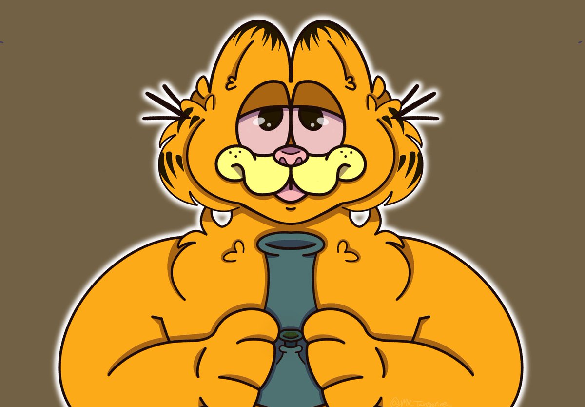Bluthesourpup's tweet photo. Weed and lasagna sounds like a good combination to me tbh, Art by meee :3

Tags
~~~~
#garfield #furry #furryartist #bong https://t.co/4RcOkA2RRe