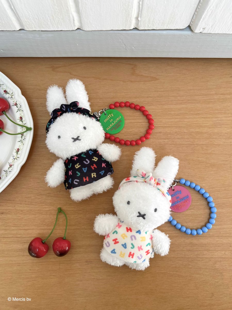 ミッフィー ミーアMIIA×miffyバックマスコットチャーム　2点セット MiiA×Miffy ミッフィー& ミーア バックマスコットチャーム 2点