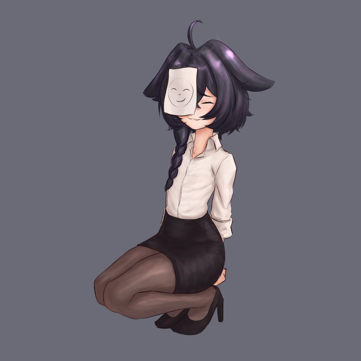 super quick sketch based on a certain blue archive female sensei design

#MMOARTPG