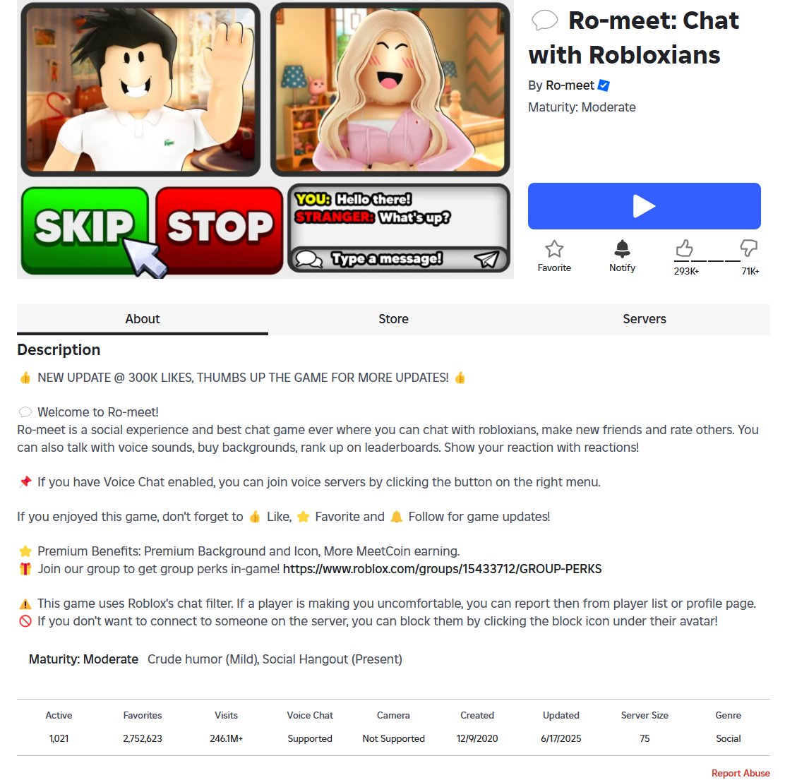 RoCatchers's tweet image. CodeAttribute, creator of Romeet, the Roblox game where we've caught the MOST PREDATORS, is in The Hatch's Discord.

It's unconfirmed if Romeet will be featured in the event as he has other games.

The game mimics Omegle, which was shut down for child exploitation.

Examples🧵