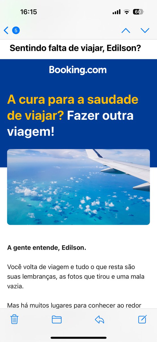 Calma ⁦<a href="/bookingcom/">Booking.com</a>⁩ cheguei tem 15 dias, mal dormi nos meus lençóis egípcios, dá uma segurada