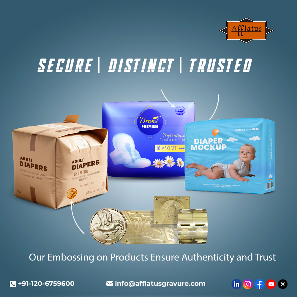 AfflatusGravure's tweet image. Secure. Authentic. Unmistakable.

Afflatus embossing/stamping adds more than texture — it builds trust. From diapers to hygiene care, protect your packaging with precision.

#PackagingSecurity #Embossing #HygieneProducts #AfflatusGravures
