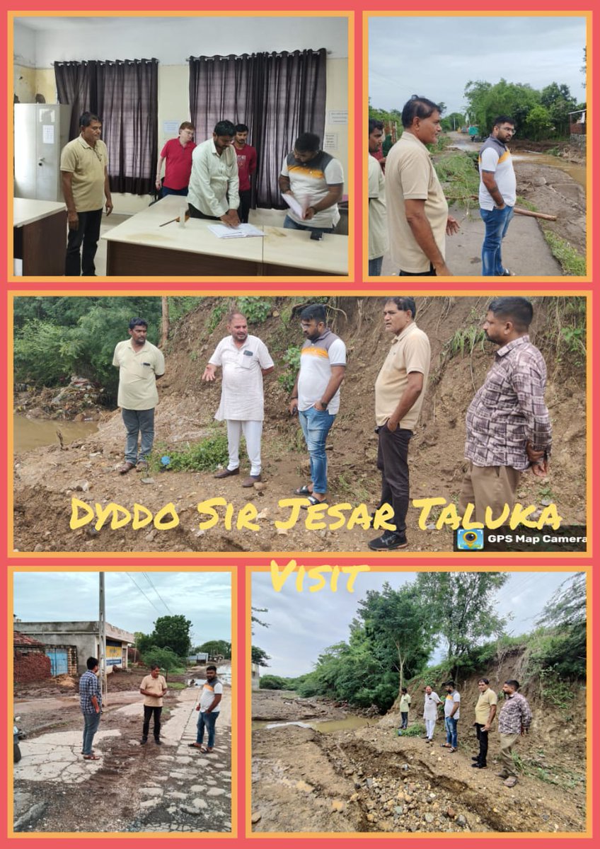 Dy.DDOVikasBhav (@dyddodev1) on Twitter photo આજરોજ લાઈઝન અધિકારીશ્રી,ડિઝાસ્ટર સેલ, જેસર તાલુકા તરીકે જેસર તાલુકામાં ગતરોજ પડેલ ભારે વરસાદથી થયેલ નુકશાન અન્વયે અસરગ્રસ્ત ગામોની સ્થળ મુલાકાત કરી અને જરૂરી કાર્યવાહી કરવા માર્ગદર્શન આપ્યું.
#Disaster
<a href="/Collectorbhav/">Collector & District Magistrate Bhavnagar</a>
<a href="/BhavnagarDdo/">DDOBhavnagar</a>
<a href="/Info_Bhavnagar/">Info Bhavnagar GoG</a>
<a href="/CMOGuj/">CMO Gujarat</a>
<a href="/GIDMOfficial/">Gujarat Institute of Disaster Management (GIDM)</a> આજરોજ લાઈઝન અધિકારીશ્રી,ડિઝાસ્ટર સેલ, જેસર તાલુકા તરીકે જેસર તાલુકામાં ગતરોજ પડેલ ભારે વરસાદથી થયેલ નુકશાન અન્વયે અસરગ્રસ્ત ગામોની સ્થળ મુલાકાત કરી અને જરૂરી કાર્યવાહી કરવા માર્ગદર્શન આપ્યું.
#Disaster
<a href="/Collectorbhav/">Collector & District Magistrate Bhavnagar</a>
<a href="/BhavnagarDdo/">DDOBhavnagar</a>
<a href="/Info_Bhavnagar/">Info Bhavnagar GoG</a>
<a href="/CMOGuj/">CMO Gujarat</a>
<a href="/GIDMOfficial/">Gujarat Institute of Disaster Management (GIDM)</a>