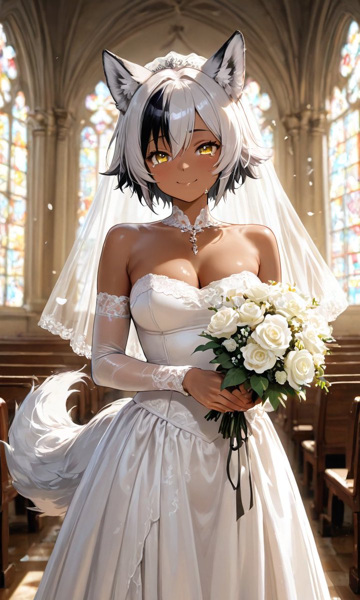 RuiAIart's tweet image. #毎日ウェディングドレスをはるいいね無くなるまでやる
ごきげんよう( ´ ▽ ` )ﾉ
今日ものんびりよろしくお願いします✨️
 #ルーチェ 「暑いから水分補給忘れずにね💕」
#AIart 
 #オネェの娘
 #AIイラスト好きさんと繋がりたい
 #AIイラスト術師さんと繋がりたい