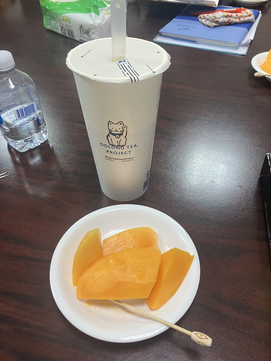 Chuoh_EB's tweet photo. 出張会議の合間にちょっと休憩
ザ、台湾な感じ✨
美味しい😋
#タピオカ
#マンゴー🥭
#台湾 https://t.co/xWT9iI1Myp