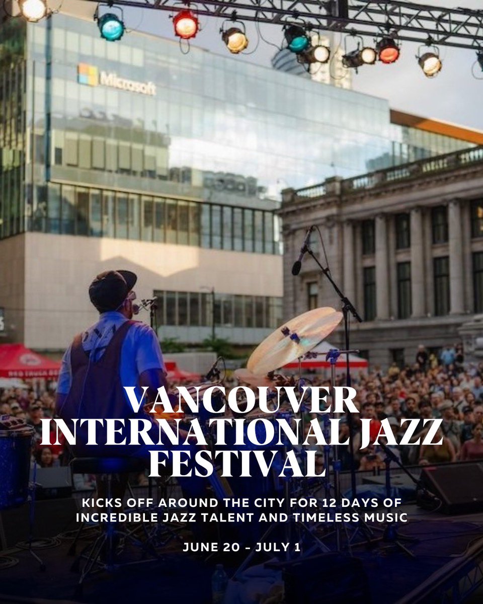 Stir Vancouver (@stir_vancouver) on Twitter photo The 40th Annual Vancouver International Jazz Festival kicks off, happening around the city June 20 to July 1.
With 180 performances including 50 free shows happening from downtown to Granville Island and the North Shore.
🎟️ coastaljazz.ca
<a href="/coastaljazz/">Coastal Jazz</a> The 40th Annual Vancouver International Jazz Festival kicks off, happening around the city June 20 to July 1.
With 180 performances including 50 free shows happening from downtown to Granville Island and the North Shore.
🎟️ coastaljazz.ca
<a href="/coastaljazz/">Coastal Jazz</a>