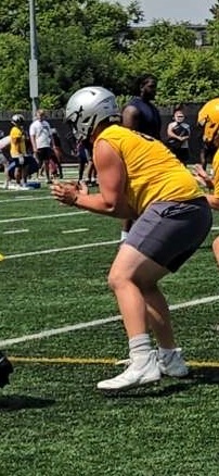 EliGyoms's tweet photo. Had a great time the ufm bigs prospect camp @UMichFootball @Coach_Sikora @NorthBranchFB #offseason #improvement https://t.co/sqJss77kmS