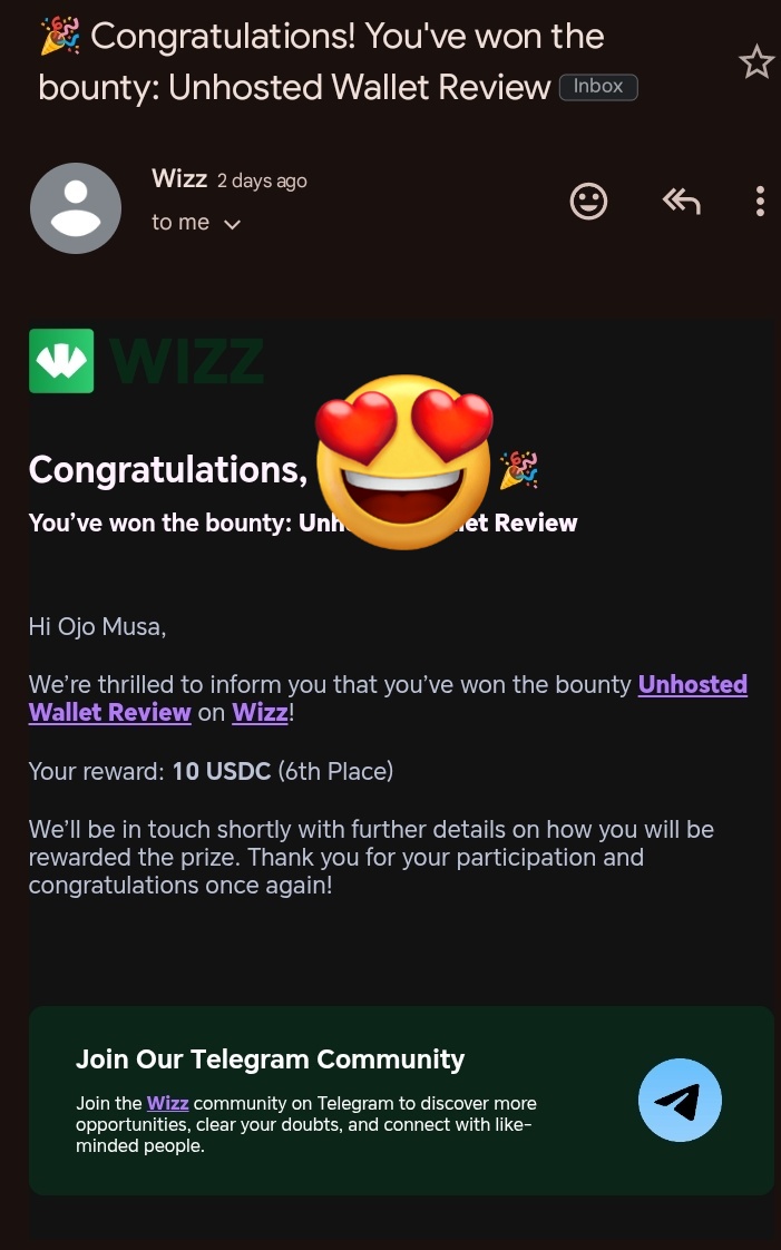 techmagic77's tweet image. 🎉 I’m incredibly excited and honored to share that I’ve won the contest hosted by Unhosted on the @WizzHQ! 
A huge thank you to the amazing team at Unhosted and everyone at Wizz for creating such a fun and inspiring opportunity. I’m beyond grateful for the recognition
#Unhosted
