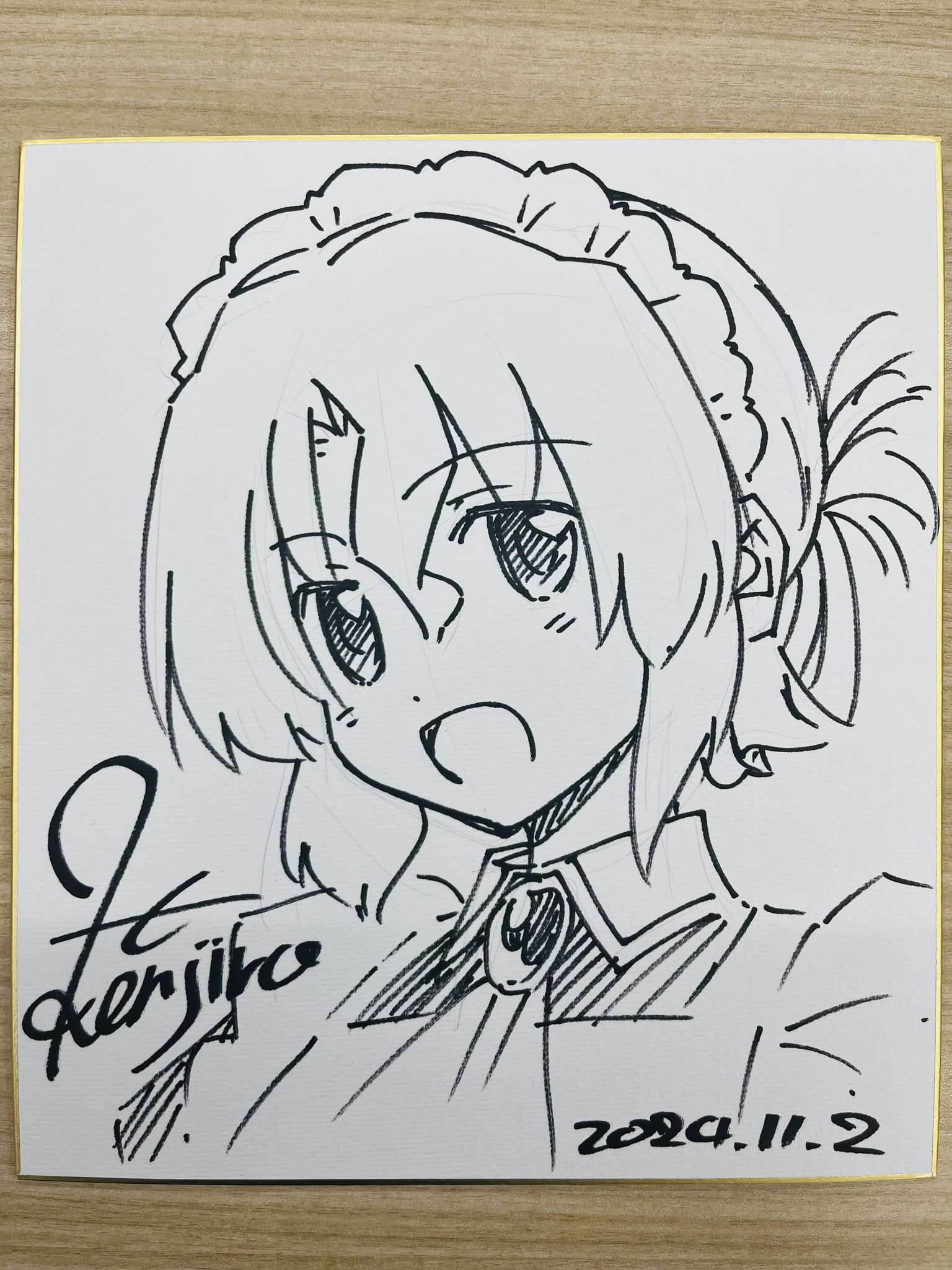 *フェア当選品*琥狗ハヤテ【御伽 おとぎ】*直筆イラスト＆直筆サイン色紙 フェア当選品*琥狗ハヤテ【御伽 おとぎ】*直筆イラスト＆直筆