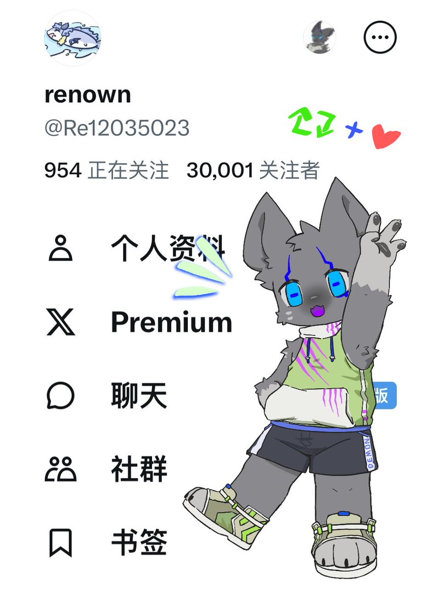30k Thanks！
🎁转发+喜欢，在评论区里抽选一位画一张摸鱼～
记得留下设定的图哦～
6.30开奖