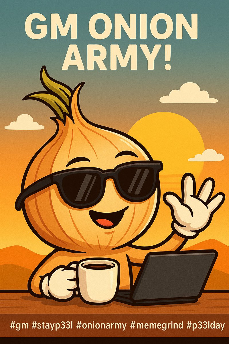 quercheck's tweet image. 🌅 GM Onion Army.

New day, new chances to keep telling our story.
Sometimes it&apos;s one meme.
Sometimes it&apos;s one little post.
Everything helps p33l grow, step by step.

We all play our part.
🧅💛
Looking forward to today’s ideas!

#stayp33l #gm #onionarmy #memefi #InfoFi