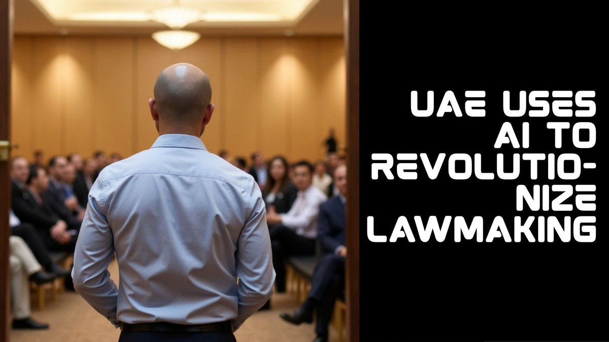 The UAE just built an AI-powered Legislative Office—cutting policy cycles by 70%.
This isn’t just efficiency. It’s sovereignty.
In the AI era, law must move at machine speed—or risk becoming obsolete. 
buff.ly/yplIIcJ