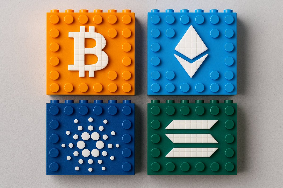 Building blocks of the future  $BTC $ETH $SOL $ADA