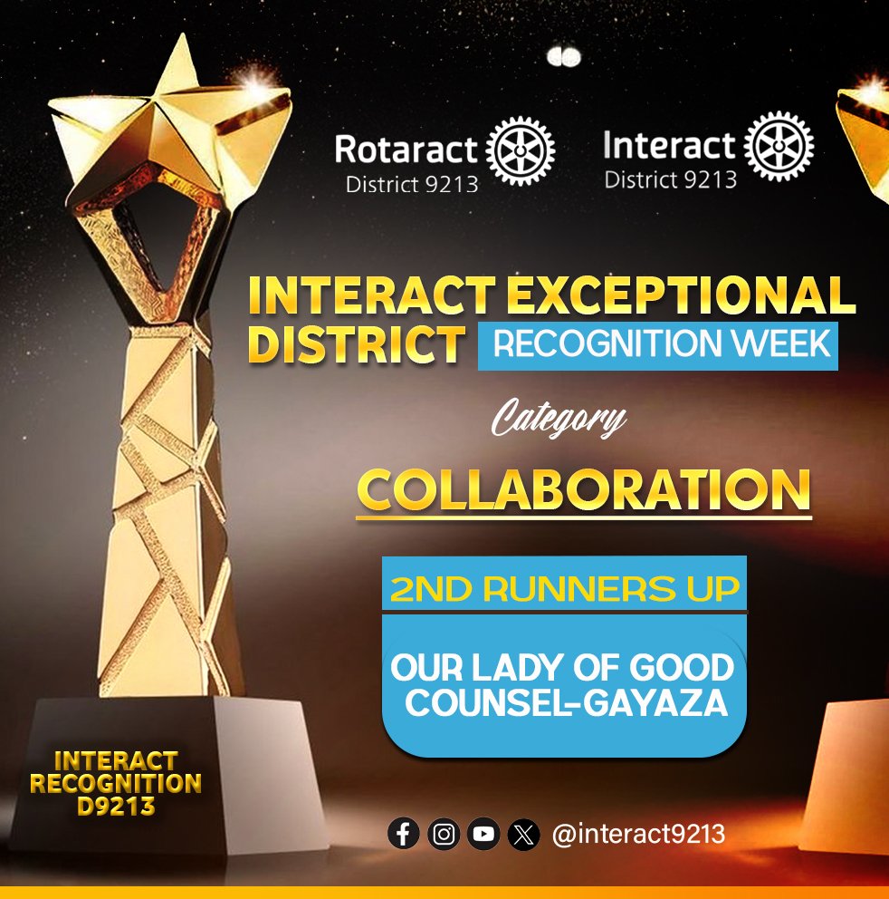 Interact District 9213 (@interact9213) on Twitter photo Day 3 of the recognition week🥳🥳🥳 The district committee appreciates you for your efforts.. passion and funds invested to hold successful and impactful collaborations with Rotaract and Rotary clubs 🥳🥳🥳 <a href="/SimeoSsebukulu/">Simeo Ssebukulu</a> <a href="/RotaractD9213/">Rotaract District 9213</a> <a href="/rotaryd9213/">Rotary District 9213</a> <a href="/Rcgayaza/">Rotary Club of Gayaza - D9213</a> <a href="/RotaractGayaza/">Rotaract Gayaza</a> Day 3 of the recognition week🥳🥳🥳 The district committee appreciates you for your efforts.. passion and funds invested to hold successful and impactful collaborations with Rotaract and Rotary clubs 🥳🥳🥳 <a href="/SimeoSsebukulu/">Simeo Ssebukulu</a> <a href="/RotaractD9213/">Rotaract District 9213</a> <a href="/rotaryd9213/">Rotary District 9213</a> <a href="/Rcgayaza/">Rotary Club of Gayaza - D9213</a> <a href="/RotaractGayaza/">Rotaract Gayaza</a>