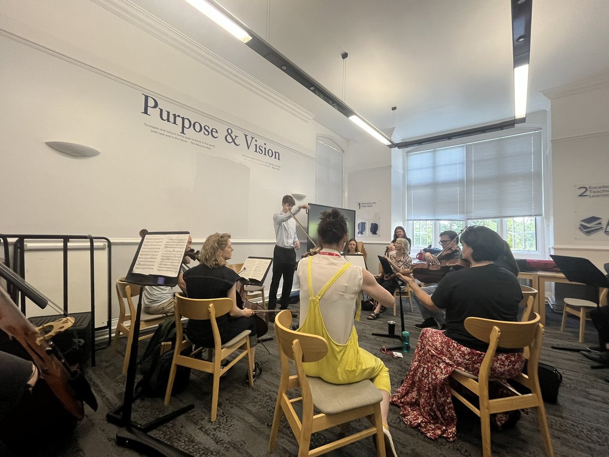 Stuart Thompson (@wsf_musiclead) on Twitter photo Unique opportunities for pupils thanks to our orchestra in residence <a href="/ootscomment/">Orchestraoftheswan</a> as our next cohort of conducting students work with members of the orchestra and the wonderful Rebecca Miller on Elgar’s serenade for strings. Such a supportive and inspiring learning environment. Unique opportunities for pupils thanks to our orchestra in residence <a href="/ootscomment/">Orchestraoftheswan</a> as our next cohort of conducting students work with members of the orchestra and the wonderful Rebecca Miller on Elgar’s serenade for strings. Such a supportive and inspiring learning environment.