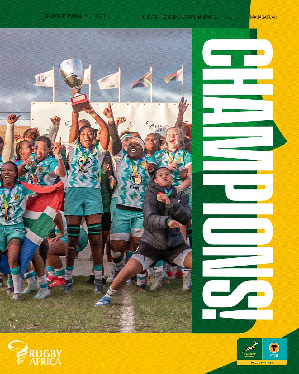 The Springbok National Women’s team has once again proven their dominance on the African continent after being crowned champions of the Rugby Africa Women’s Cup, with a powerful 61-17 victory over hosts Madagascar.#919News