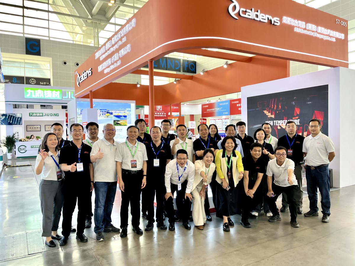calderys's tweet photo. ✨ 𝗙𝗹𝗮𝘀𝗵𝗯𝗮𝗰𝗸 𝘁𝗼 𝗠𝗘𝗧𝗔𝗟 𝗖𝗛𝗜𝗡𝗔 𝟮𝟬𝟮𝟱! May 20-23, Calderys showcased its 𝗢𝗻𝗲 𝗦𝘁𝗼𝗽 𝗦𝗵𝗼𝗽 𝗦𝗼𝗹𝘂𝘁𝗶𝗼𝗻. Thanks to all who visited! More info: https://t.co/llBFKMKvR7
#WeAreCalderys #MetalChina2025 #FoundryIndustry #OneStopShop #Bentonite #Refractories