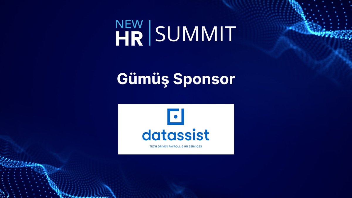 Datassist, Gümüş Sponsorumuz olarak New HR Summit 2025’teki yerini aldı. #newhr25 <a href="/datassist_ik/">Datassist</a>
