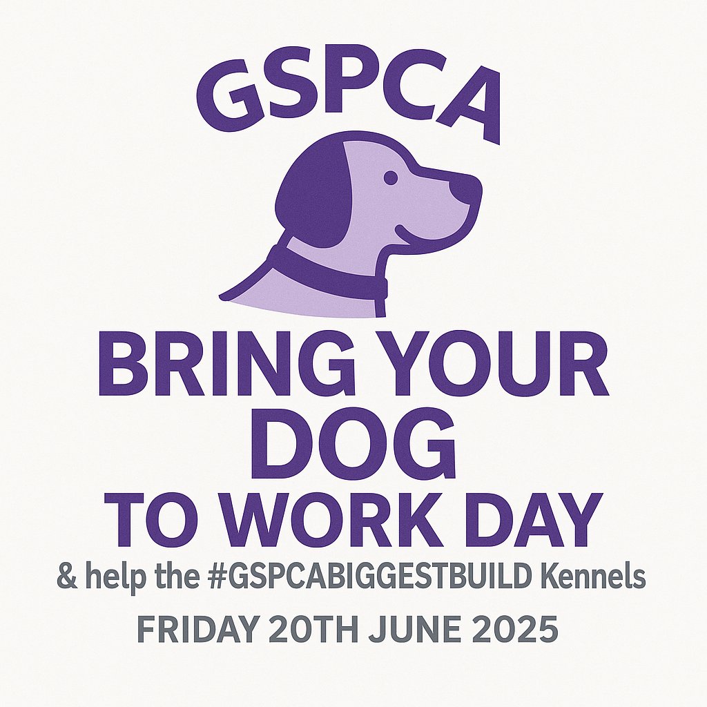 Are you taking part with #BringYourDogtoWorkDay this Friday 20th June &amp; raise funds for the #GSPCABIGGESTBUILD Kennels gspca.org.gg/blog/are-you-t…