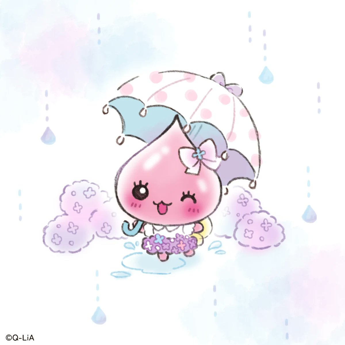 うるおいちゃんページ しずくちゃん】 アクリルキーホルダー うるおいちゃん / vvstore