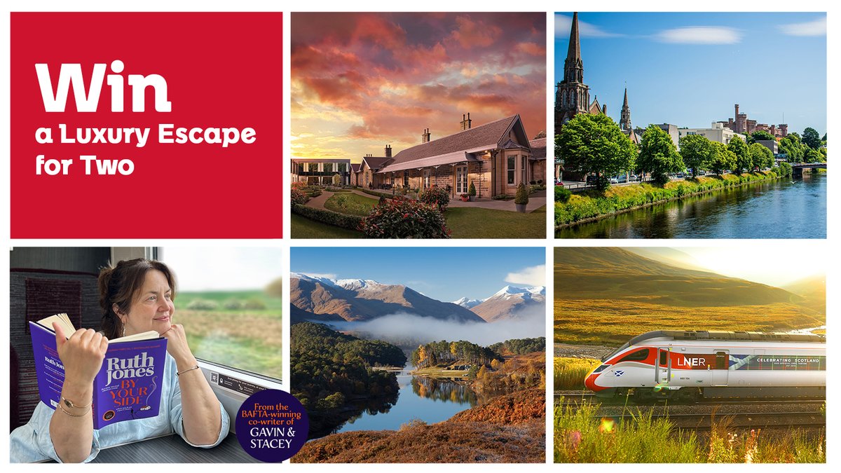 PenguinUKBooks's tweet image. 🚨 Want to WIN a luxury Scottish escape & signed copy of Ruth Jones' latest novel #ByYourSide? 🚨
We’ve teamed up with @LNER to give you the chance to win a 5-star getaway at @Ness_Walk 😍🌟
Enter our competition NOW: spkl.io/6181fAlPX