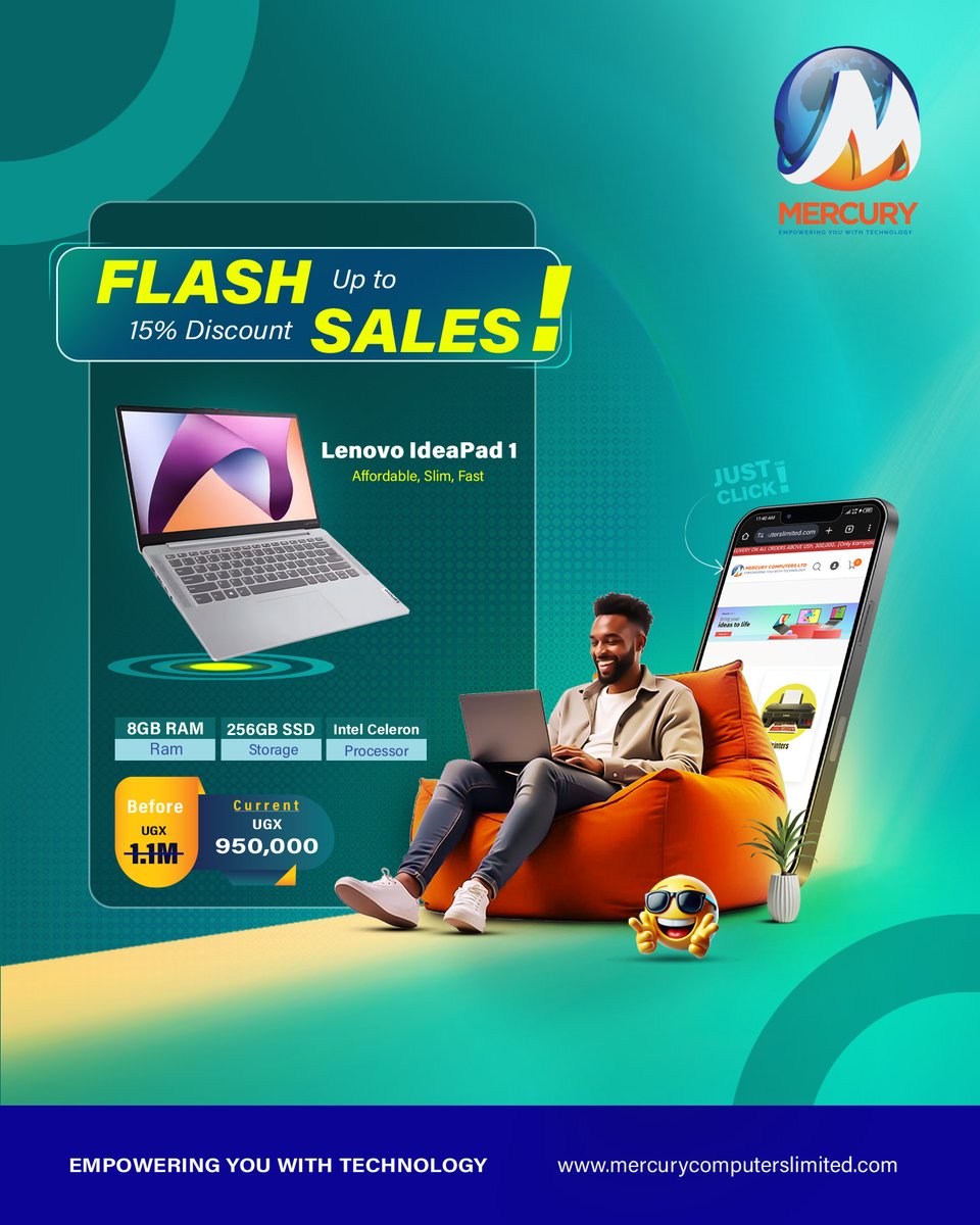 mercuryuganda's tweet image. laptops that are designed to keep up with your pace.

✅ Lightweight and sleek for easy mobility
✅ Long battery life to last through meetings and lectures
✅ Fast performance for multitasking without lag
✅ Affordable options without compromising quality

#laptop #studentpc