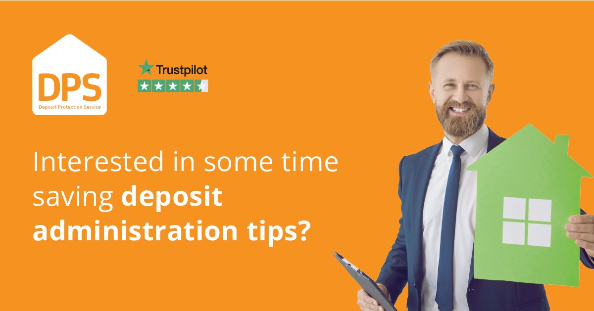 Are you saving time with your deposit administration? Watch our Lifecycle of a Deposit webinar on making the most of our online services when protecting, managing and repaying deposits. spr.ly/60124RToO

#DPS #depositprotection #tips