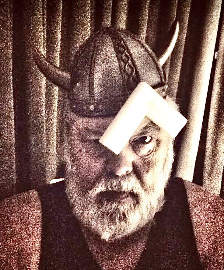 A quizzical Viking.