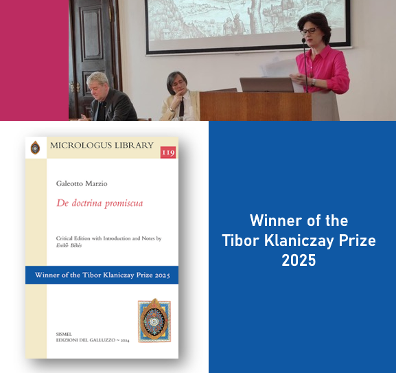 «Galeotto Marzio, De doctrina promiscua. Critical Edition with Introduction and Notes by Eniko Békés» winner of the Tibor Klaniczay Prize 2025, one of the most prestigious prize in Hungary (Renaissance Studies). bit.ly/3TiKqAy
#sismel #galeottomarzio