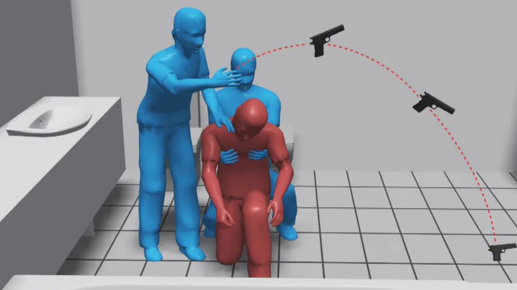 Tilin cuando entre al baño de su departamento para dejar correr el agua del lavamanos: