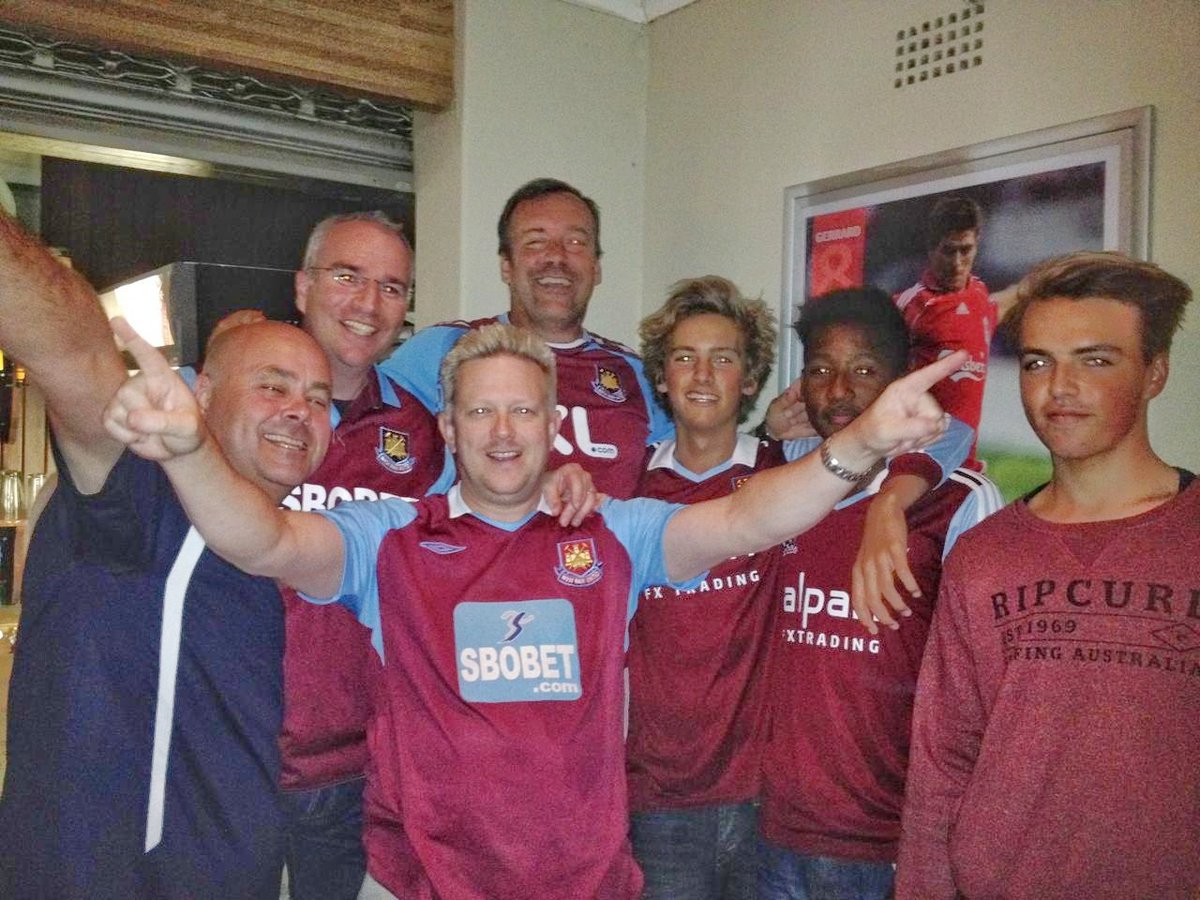 capetownhammers's tweet image. What a throwback! I'm guessing this was around 2014/15? Come on you Irons! ๐ฟ๐ฆโ๏ธ #CapeTownHammers #WHUFC #COYI #WHU #WESTHAM #WESTHAMUNITED