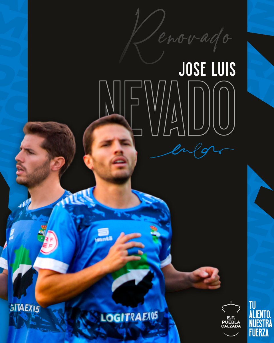 ☑️ #Oficial: 🆕 #𝗥𝗘𝗡𝗢𝗩𝗔𝗖𝗜𝗢́𝗡
🤝 <a href="/JoseLuisNevdGar/">Jose Luis Nevado</a> renueva con la #EFP para continuar aportando su magia en el mediocampo.

Con su visión de juego seguirá siendo pieza clave. Más #LaEscuela, más corazón, más Puebla 💙.

🗣️ #TuAlientoNuestraFuerza
💪 #VMP | #EFP ‘A’ 🔵⚪