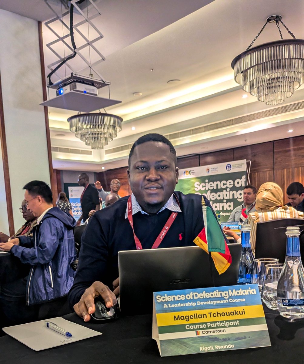 On June 17, Prof.<a href="/cwondji/">Charles Wondji</a> addressed key challenges and solutions in malaria #VectorControl at the #ScienceOfDefeatingMalaria course in Kigali. 50 experts, including Dr.<a href="/TCHOUAKUIMagel1/">Magellan Tchouakui</a>, are being trained in surveillance, logistics, and outbreak response.
@all