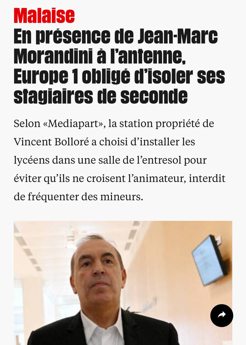 JE SAIS PAS SI VOUS VOUS RENDEZ BIEN COMPTE DE LA DINGUERIE 😳
(Sur Libé, je vous ai mis le lien )
 liberation.fr/economie/media…