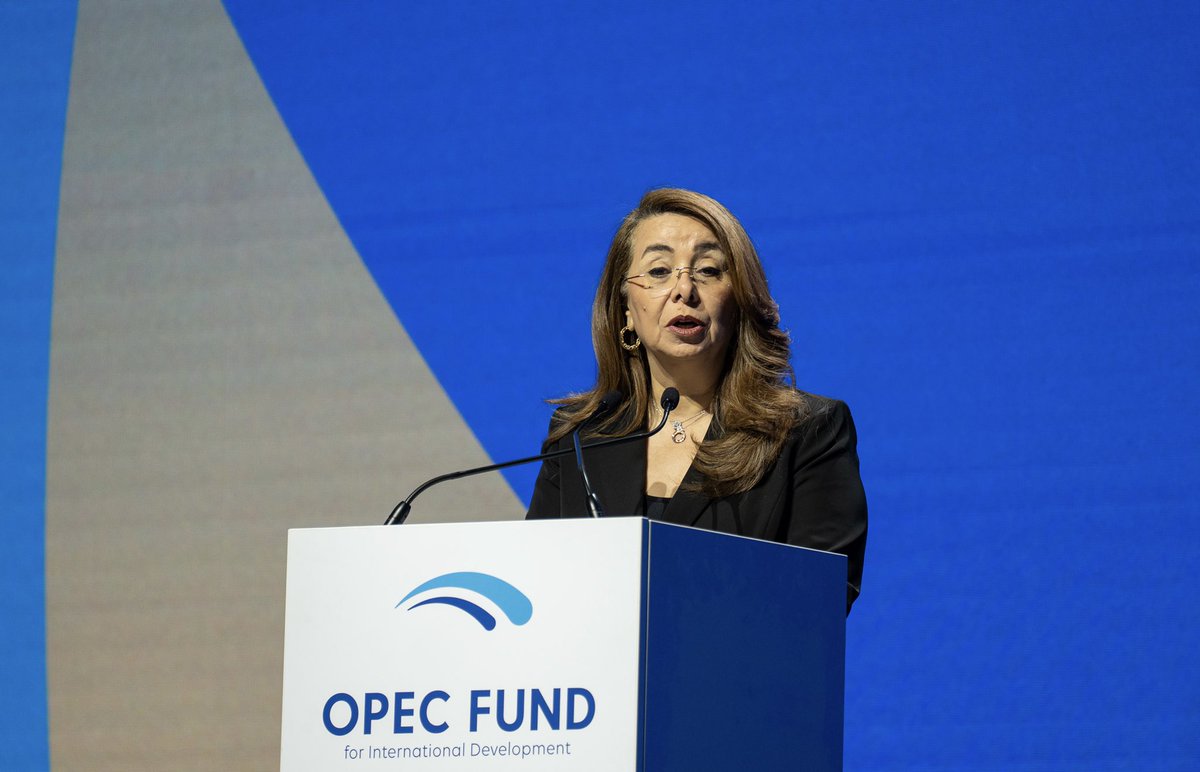 GhadaFathiWaly's tweet image. I was honoured to address the #OPECFundDevForum, an annual platform to discuss financing for sustainable development.
As our world undergoes rapid change, we must step up investment in the SDGs.
Our efforts need to be guided by inclusion, equality, innovation & the rule of law.