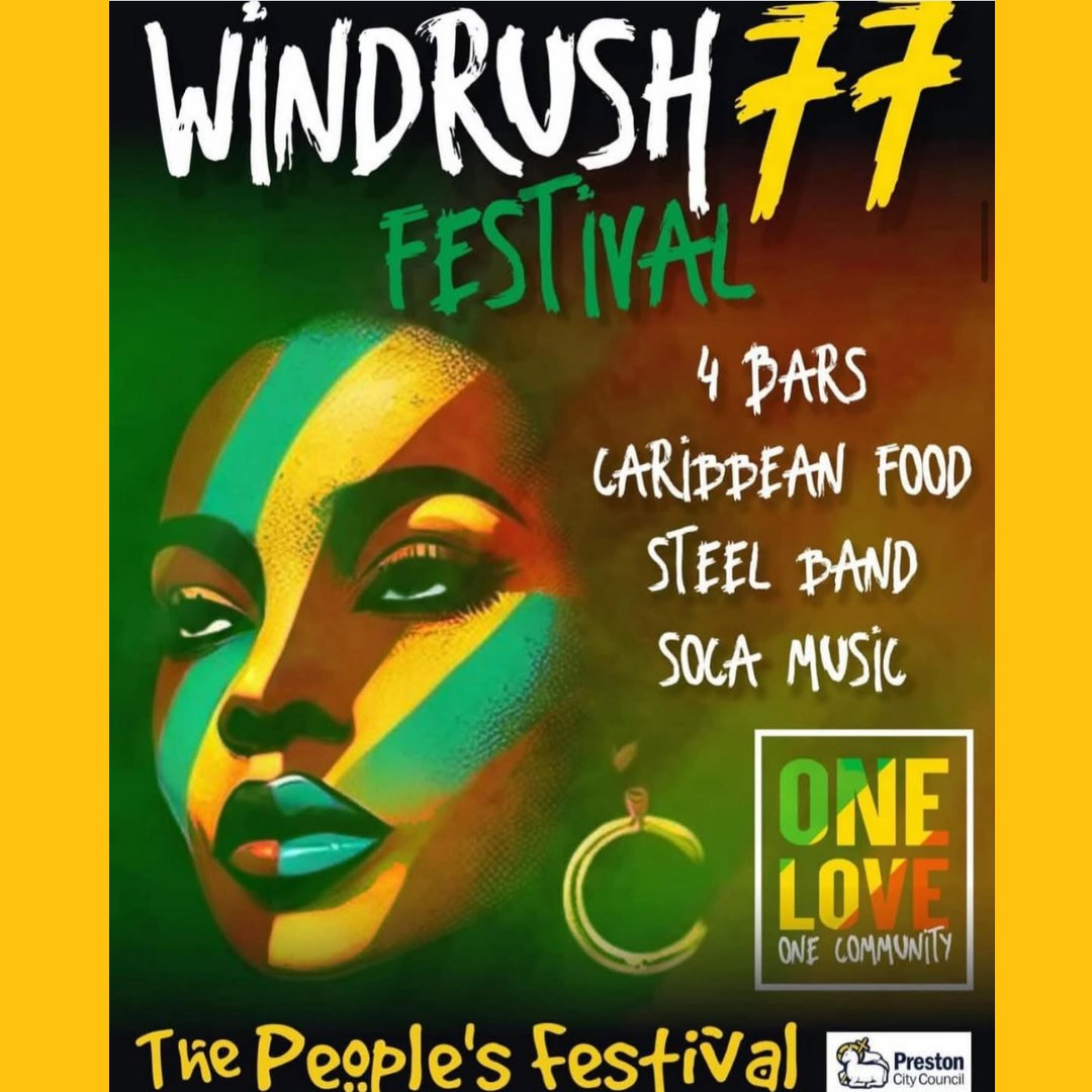 VaultYouthZone's tweet image. We will be joining the fun at Preston's @windrushcic Festival this weekend.
If you spot the team, come say hello and find out more about Vault Youth Zone.
#preston #vaultyouthzone #prestonyouth #prestonlancashire #prestonyoungpeople #YouthZone #windrush #windrushpreston