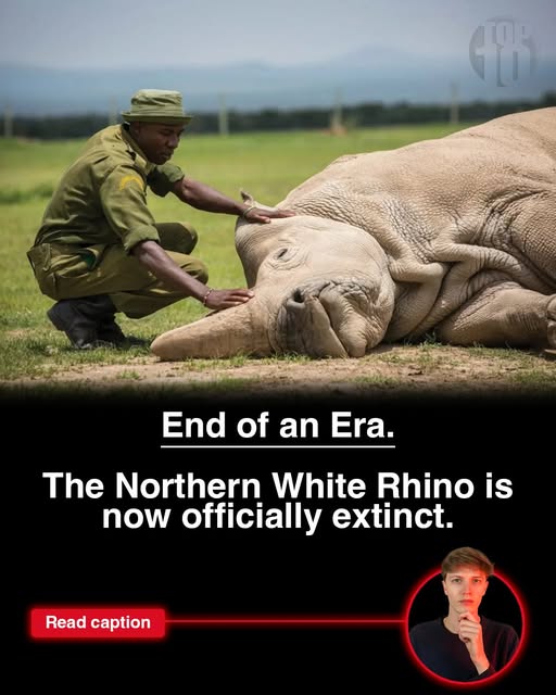 African Hub (@africanhub_) on Twitter photo End of an Era: The Last Northern White Rhino is Now Extinct 
It is incredibly sad to share that the northern white rhino is now extinct. With the loss of the last male, only two females remain, meaning the subspecies can no longer reproduce naturally.
This heartbreaking reality End of an Era: The Last Northern White Rhino is Now Extinct 
It is incredibly sad to share that the northern white rhino is now extinct. With the loss of the last male, only two females remain, meaning the subspecies can no longer reproduce naturally.
This heartbreaking reality