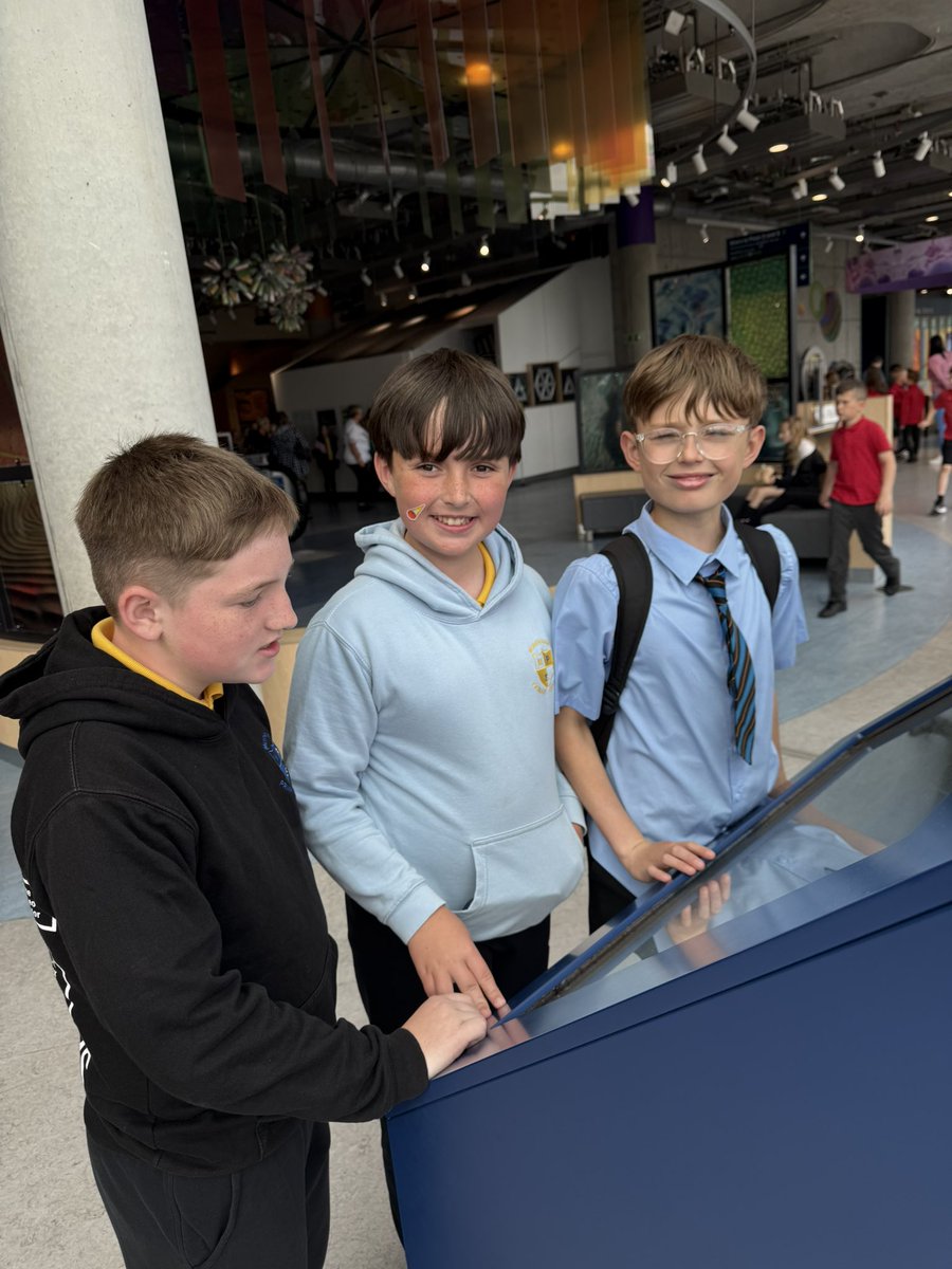 We’ve arrived at The Glasgow Science Centre! Pictures will follow, it’s a very busy day!