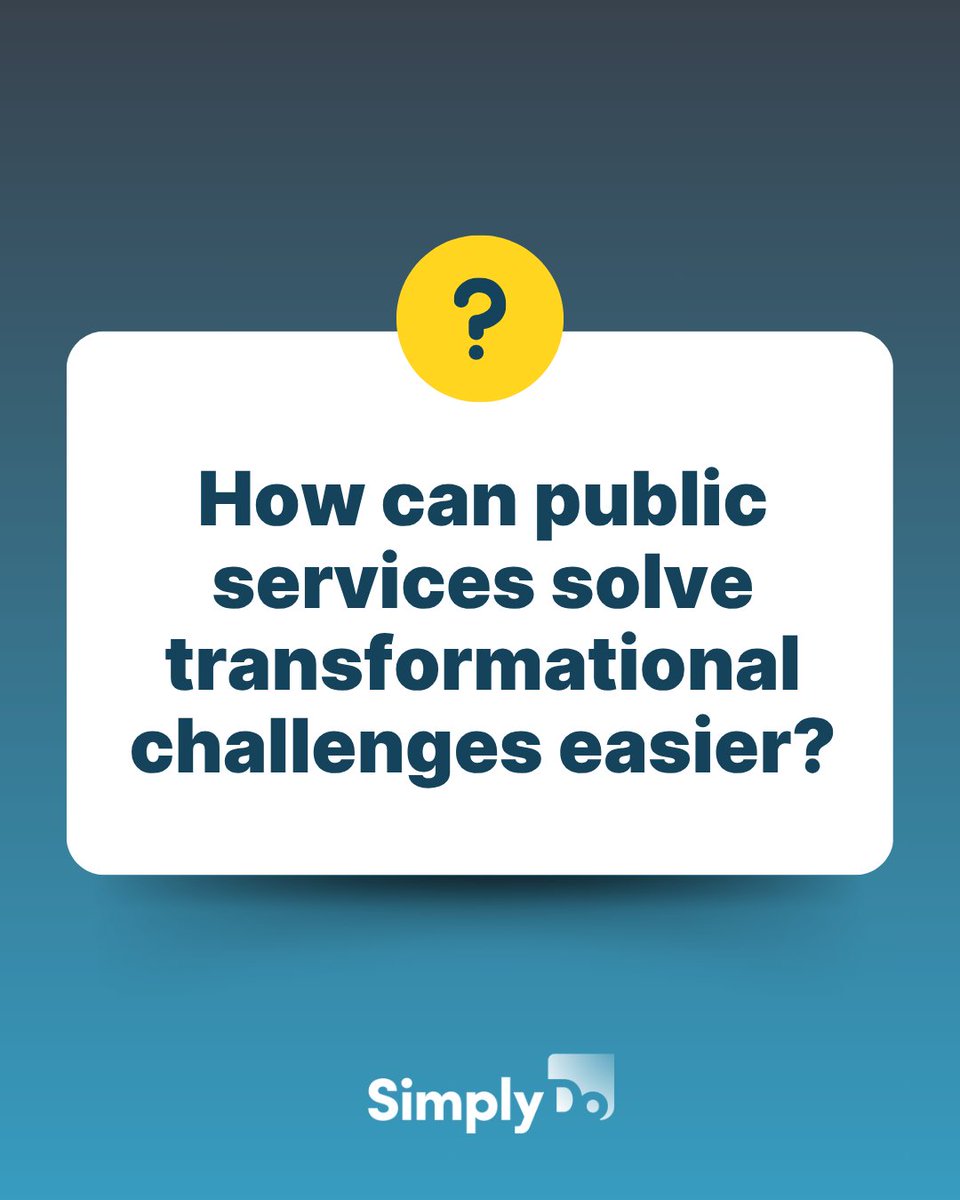 Across the #publicsector, the scale of transformation required has never been greater. Over 80% of public sector leaders say delivering transformation at pace is one of their biggest challenges.

See how we help organisations #innovate efficiently👇
bit.ly/3zphnlw