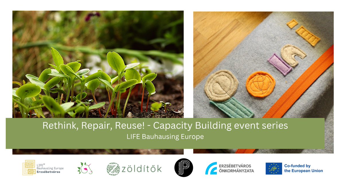 Summary video of Rethink, Repair, Reuse! - Sustainable Choices, More Livable Communities series in Budapest, Hungary, as part of the local capacity building events:
vimeo.com/1093043665?sha…

<a href="/LIFEprogramme/">LIFE Programme</a> 
#NewEuropeanBauhaus #LIFEBauhausingEurope