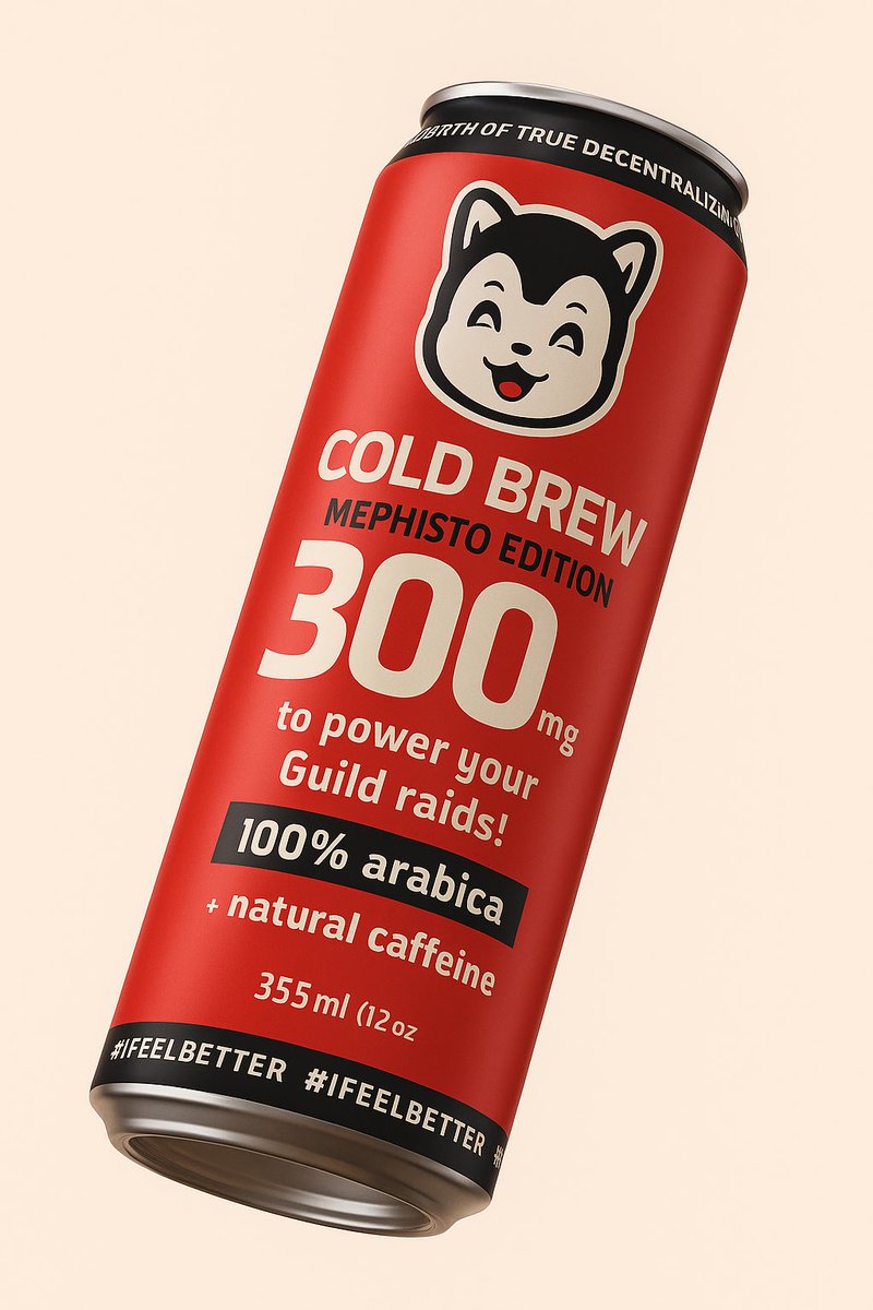 gm world! 
ever started the day with a cold brew?
much caffeine. very raid. wow ⛩️

#ifeelbetter