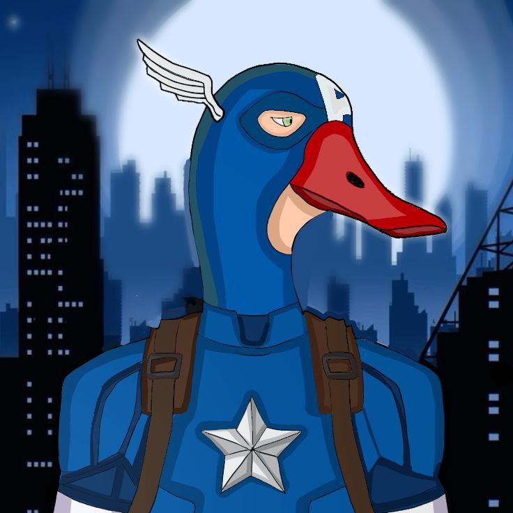 The Mooch just acquired this Cap Goose NFT thanks for the amazing collection <a href="/goosterhead/">Gooser</a>
