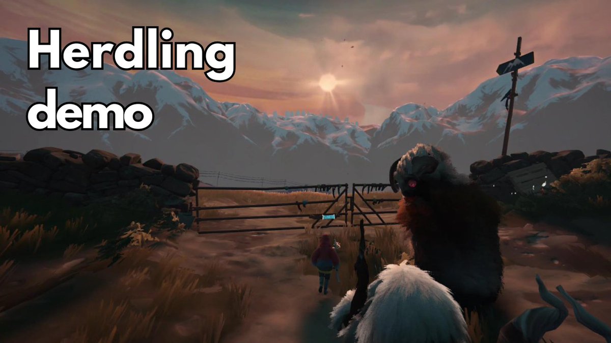Herdling demo - 'Guide a herd of mysterious creatures on a stirring and beautiful journey into the mountains… and beyond' from <a href="/okomotive/">Okomotive</a>

Watch
youtu.be/pBLvYQMnFzk
Steam 
tinyurl.com/yk5yxcjk 

#indiegame #indiedev