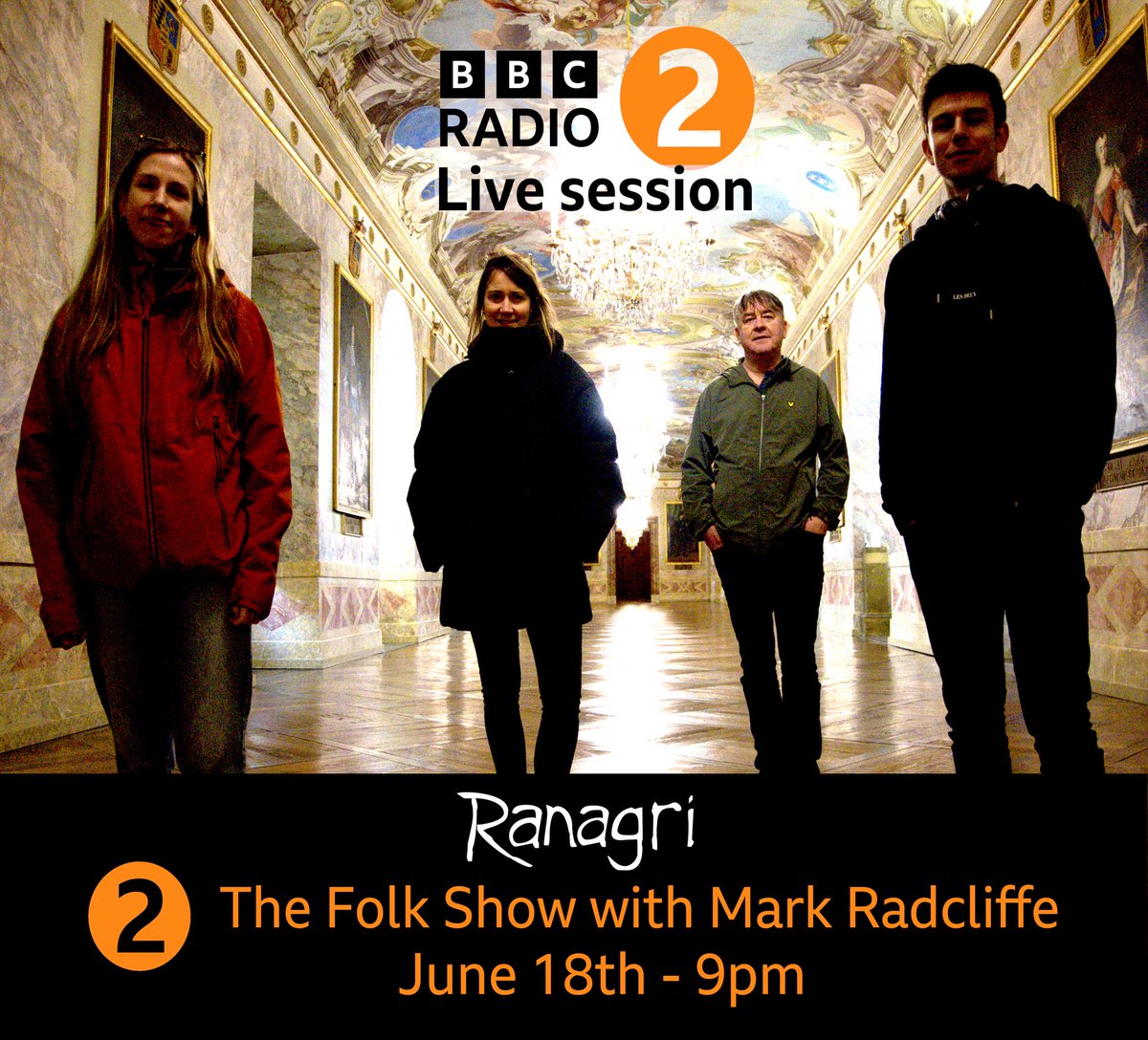 RANAGRI (@ranagri) on Twitter photo Tune in to <a href="/BBCRadio2/">BBC Radio 2</a> tonight at 9pm (Wednesday 18th June) or catch up on <a href="/BBCSounds/">BBC Sounds</a>! Ranagri live session with the one and only <a href="/themarkrad/">Mark Radcliffe</a> #thefolkshow Tune in to <a href="/BBCRadio2/">BBC Radio 2</a> tonight at 9pm (Wednesday 18th June) or catch up on <a href="/BBCSounds/">BBC Sounds</a>! Ranagri live session with the one and only <a href="/themarkrad/">Mark Radcliffe</a> #thefolkshow