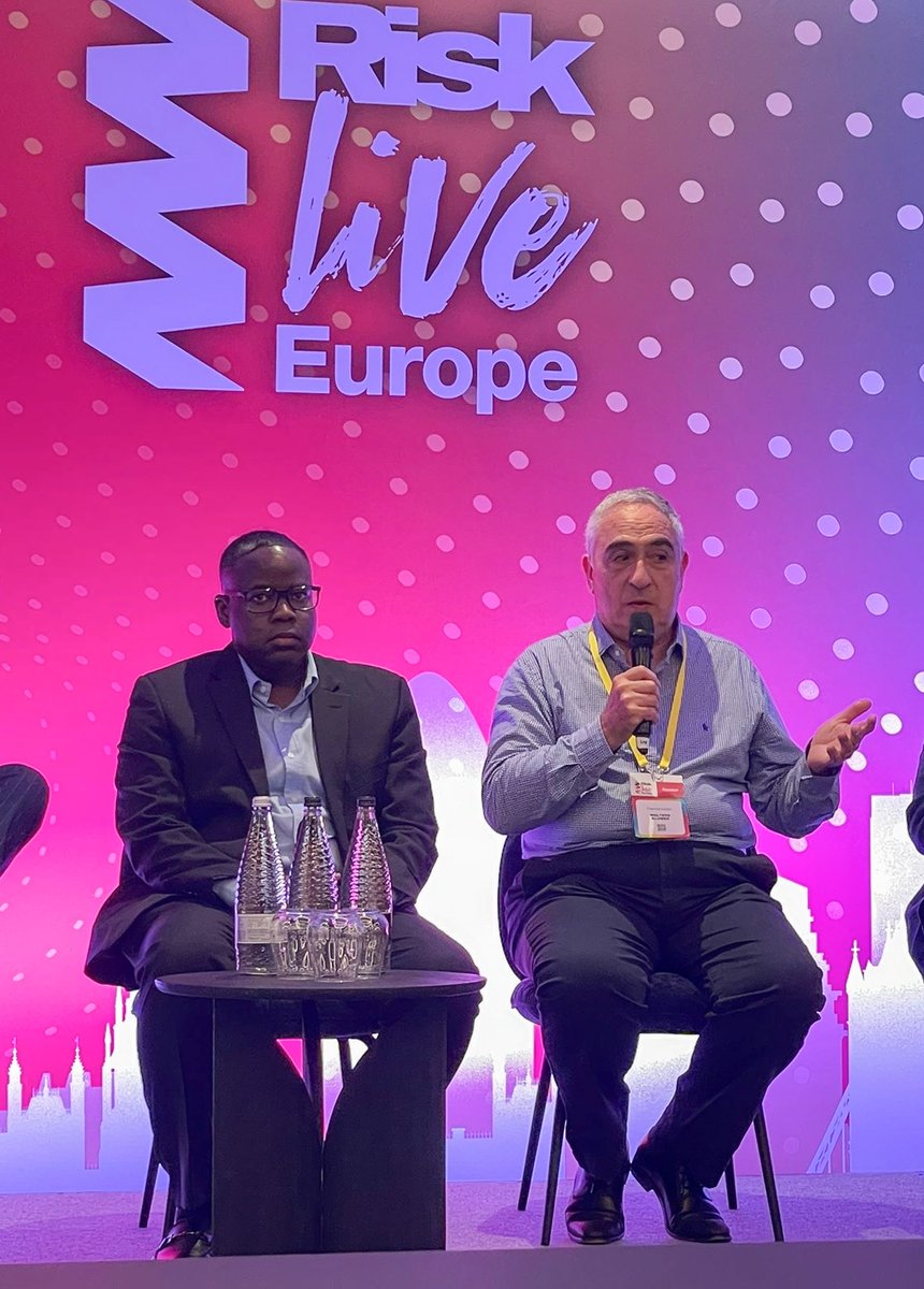 OneSumX_FRR's tweet image. Day 2️⃣ at Risk Live Europe 2025! Our Head of Risk, Francis Lacan, Wolters Kluwer FRR led a panel on banks navigating geopolitical uncertainty. Visit us at our #WoltersKluwer stand! #RiskLiveEurope #RiskManagement #FinancialRisk #BankingRisk #OneSumX