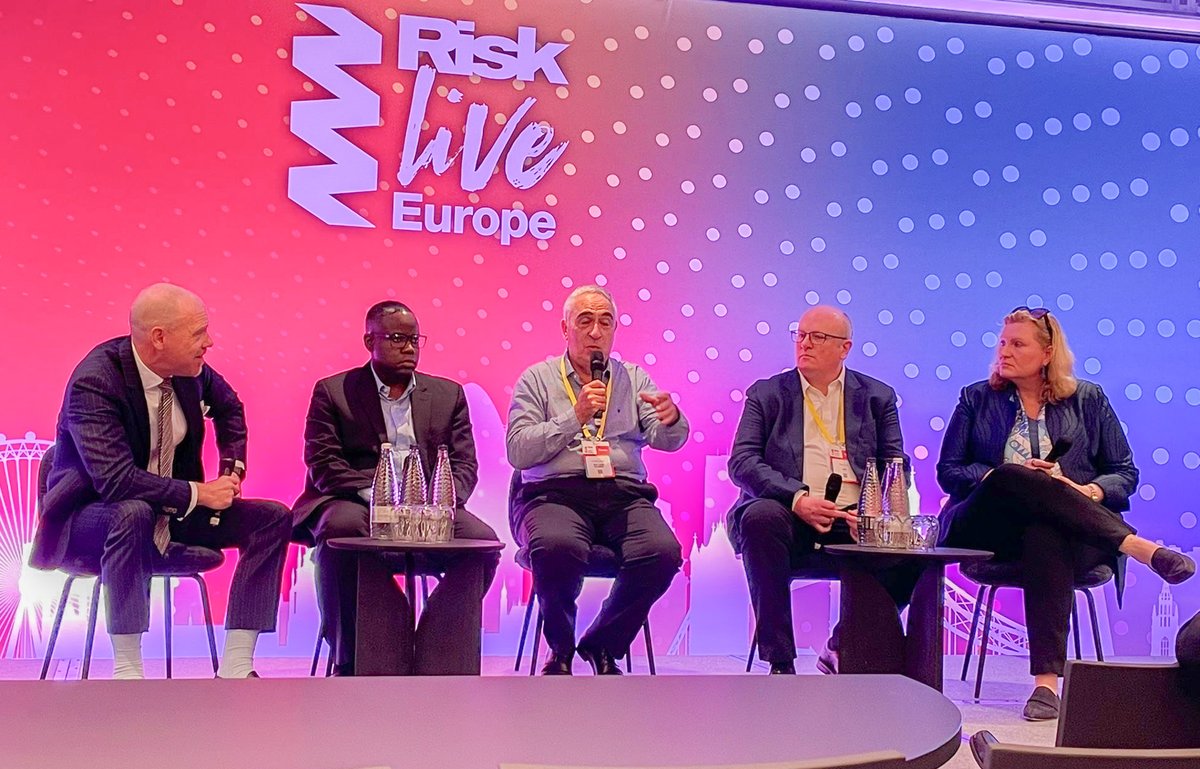OneSumX_FRR's tweet image. Day 2️⃣ at Risk Live Europe 2025! Our Head of Risk, Francis Lacan, Wolters Kluwer FRR led a panel on banks navigating geopolitical uncertainty. Visit us at our #WoltersKluwer stand! #RiskLiveEurope #RiskManagement #FinancialRisk #BankingRisk #OneSumX